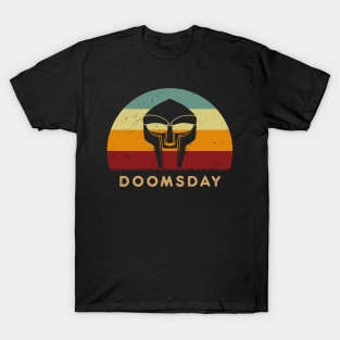 Retro Sunset - MF Doom Doomsday T-Shirt